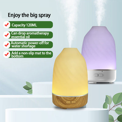 Difusor Ultrasónico Aromaterápico con Luz LED Colorida - Humidificador Profesional de Alto Volumen - Image 2