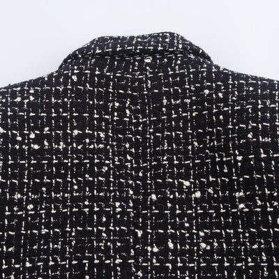 Saco Elegante Texturizado Doble Botonadura Manga Larga - Image 15