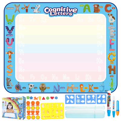 Tapete de Lienzo Acuático para Letras - Pizarra Educativa Cognitiva para Niños - Image 3