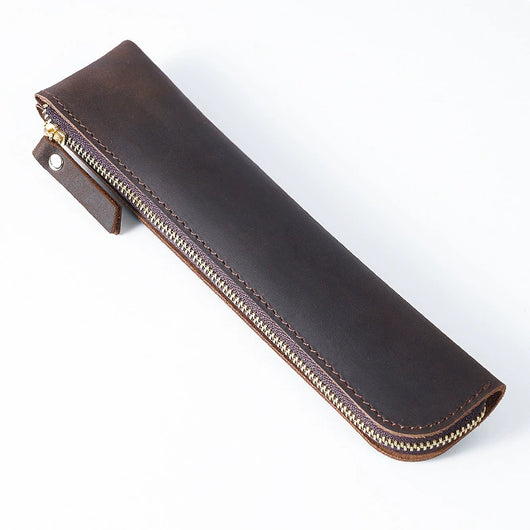Estuche Portalápices de Cuero Genuino Estilo Retro - Image 11