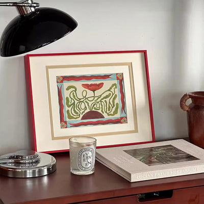 Cuadro Decorativo Estilo Antiguo Chino para Sala de Estar