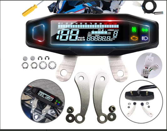 Set de Instrumentos Velocímetro para Moto en Miniatura - Image 2