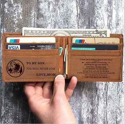 Billetera de Cuero para Hombre con Grabado Láser Personalizado - Image 11