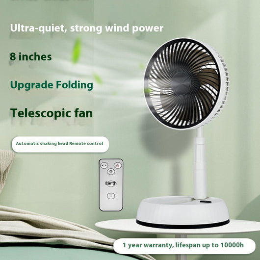 Ventilador de Escritorio Plegable y Portátil con Control Remoto