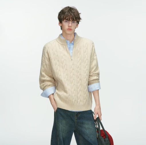 Suéter de Cuello Alto Casual para Hombre - Diseño Moderno y Versátil