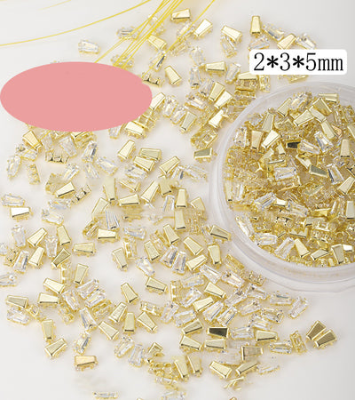 Joya para Uñas con Zirconia Gota Cuadrada - Image 18