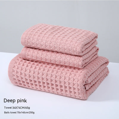 Toalla de Baño Algodón Puro Textura Waffle Absorbente Premium - Image 7