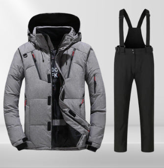 jacket, puffer jacket, grey, black, red, casual, sporty - Image 11