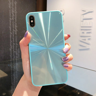 Funda espejo para teléfono con patrón CD retro - Image 11