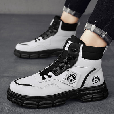 Botas Martin Altas Estilo Británico Casual para Hombre - Image 6