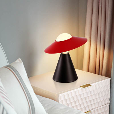 Lámpara de Escritorio Diseño Sombrero de Paja - Decoración Moderna para Estudio y Dormitorio - Image 13