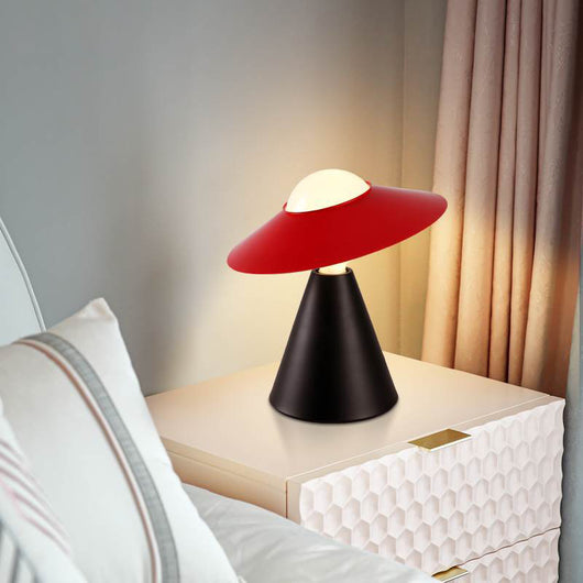 Lámpara de Escritorio Diseño Sombrero de Paja - Decoración Moderna para Estudio y Dormitorio - Image 13