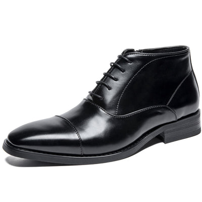 Botas Formales de Cuero Japonesas Estilo Bajo para Hombre - Image 10