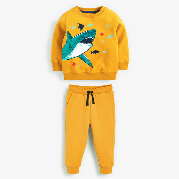 Conjunto de Abrigo Infantil para Otoño e Invierno con Forro Polar Grueso