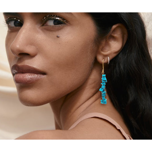 Aretes de Piedra de Cristal Natural para Mujer - Image 19
