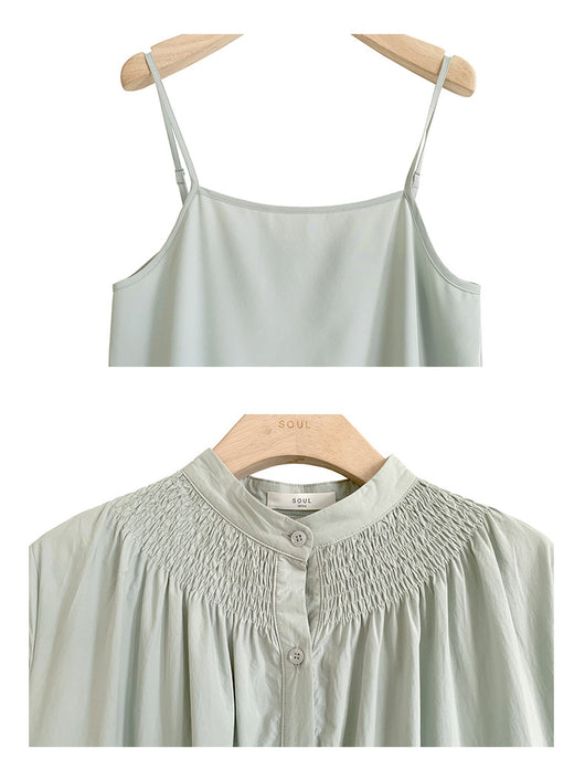 Vestido Casual Plisado Cuello Redondo para Mujer - Image 5