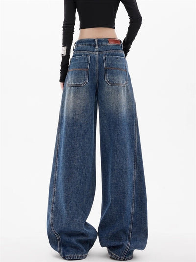 Pantalón Ancho Largo Holgado con Diseño de Guadaña - Image 11