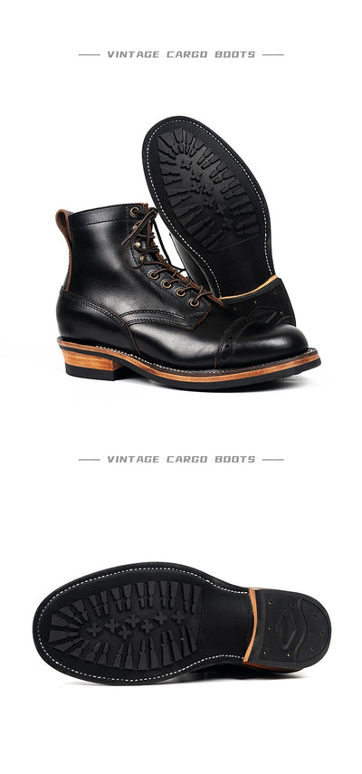 Botas de Cuero Genuino para Hombre - Estilo Trabajo Otoño Invierno - Image 13
