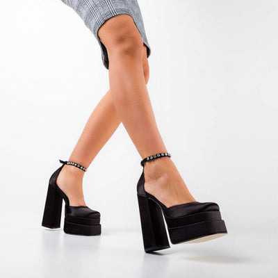Tacones Plataforma 14cm con Brillantes Cristal - Image 79