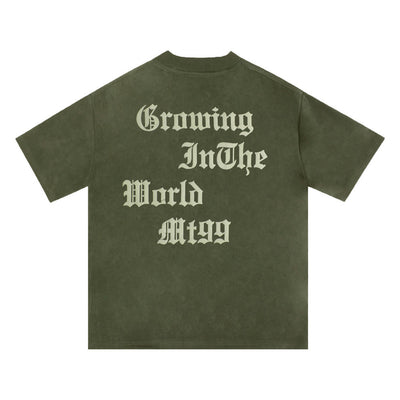 Camiseta Estampada con Letras para Hombre - Image 3