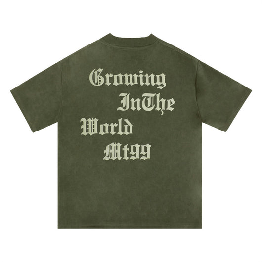 Camiseta Estampada con Letras para Hombre - Image 3