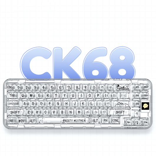 Teclado Gaming Inalámbrico Bluetooth Tri-Modo Personalizable Ice-Through - Image 6