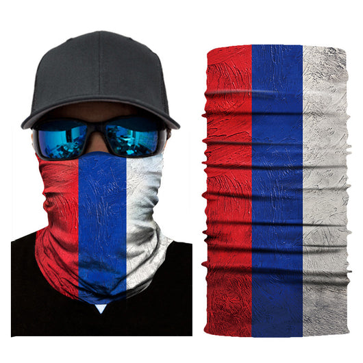 Cinta para la Frente con Bandera Nacional Estampada - Image 11