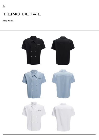Camisa Casual Holgada de Manga Corta Premium para Hombre - Image 15