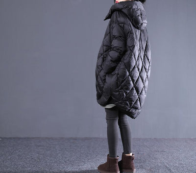 Chaqueta de Algodón con Capucha Largo Medio - Image 10