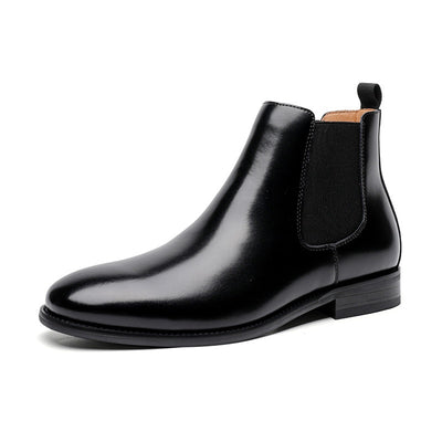 Botas Chelsea Retro Británicas de Cuero para Hombre con Forro Térmico - Image 10