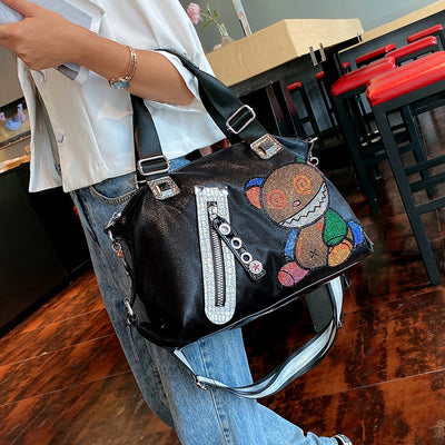 Bolso de Cuero Suave con Bandolera Diagonal y Gran Capacidad - Image 3