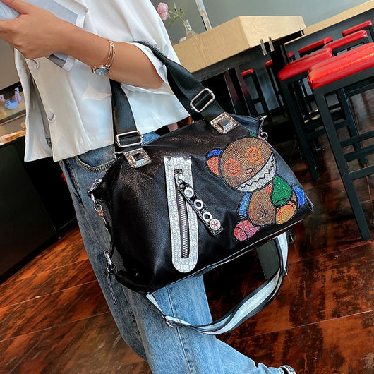 Bolso de Cuero Suave con Bandolera Diagonal y Gran Capacidad - Image 3