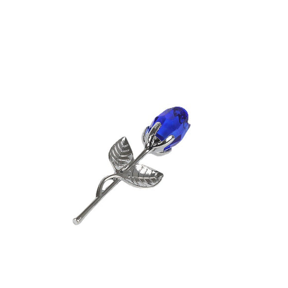 Rosa de Metal Cristal - Presente Romântico para o Dia dos Namorados e Casamentos