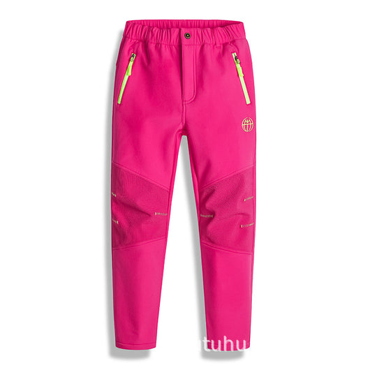 Pantalones Tácticos de Soft Shell para Niños - Otoño e Invierno - Image 5