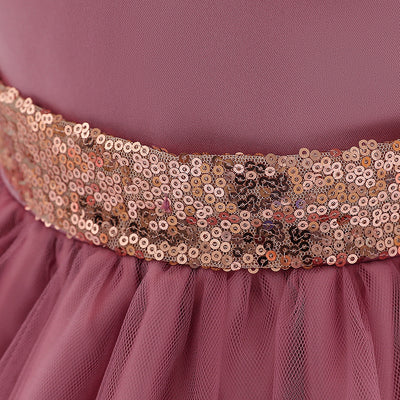 Vestido de Niña de un Año Dama de Honor Floral - Image 21
