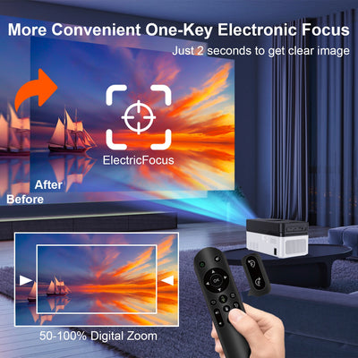 Proyector Inteligente 1080p Ultra Compacto con Enfoque Automático 8K - Image 15