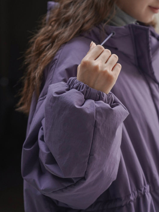 Abrigo Acolchado Coreano Holgado con Capucha - Algodón Invierno - Image 12