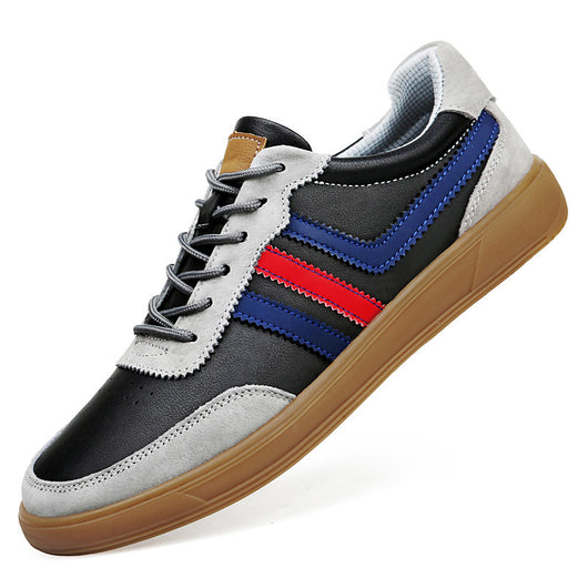 Tenis de Cuero para Hombre con Plantillas Elevadoras y Suela de Goma Reforzada - Image 7