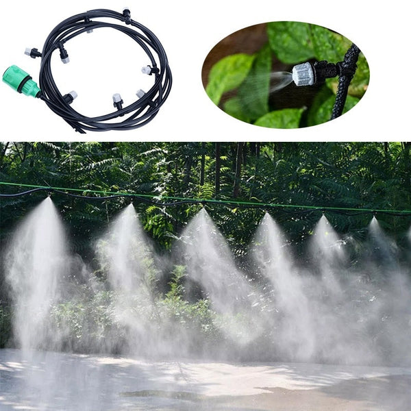 Sistema de Riego por Niebla para Jardín - Kit Completo de Verdeo