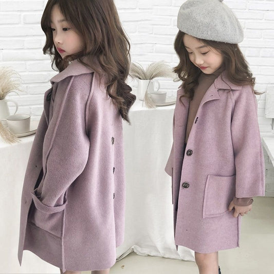 Abrigo de Lana para Niños - Otoño e Invierno
