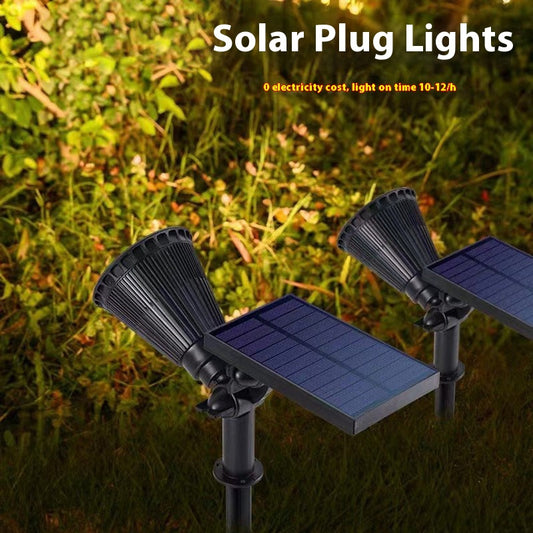 Reflectores Solares LED Impermeables para Jardín y Patio
