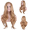 Peluca Larga Rizada de Moda para Mujer - Cabello Voluminoso y Natural