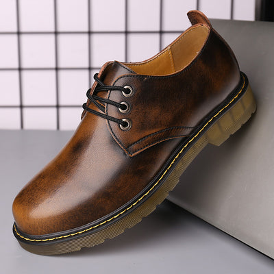 Zapatos de Trabajo en Cuero Genuino para Hombre - Diseño Versátil y Duradero - Image 10