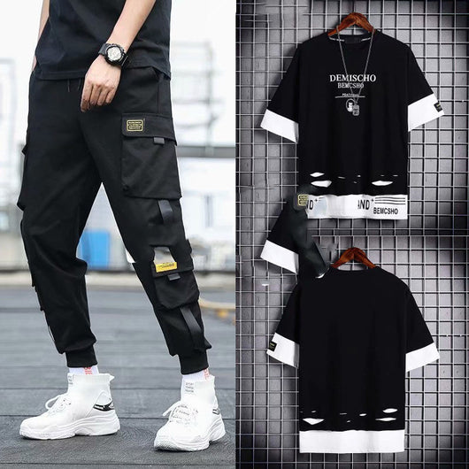 Conjunto Deportivo Hip-hop para Hombre con Capucha - Overol Holgado de Dos Piezas - Image 8