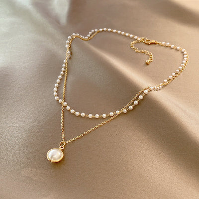 Collar de Perlas Doble Capa para Verano - Cadena de Clavícula Moda INS - Image 11