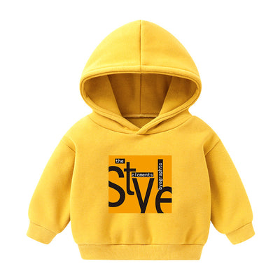 Sudadera Infantil con Capucha Forrada en Polar - Diseño Cartoon para Otoño e Invierno - Image 9