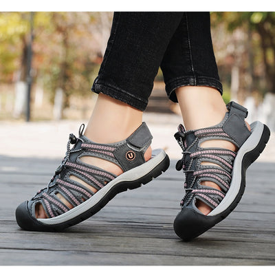 Sandalias Cómodas Talla Grande para Mujer - Diseño Moderno para Playa y Casual - Image 22