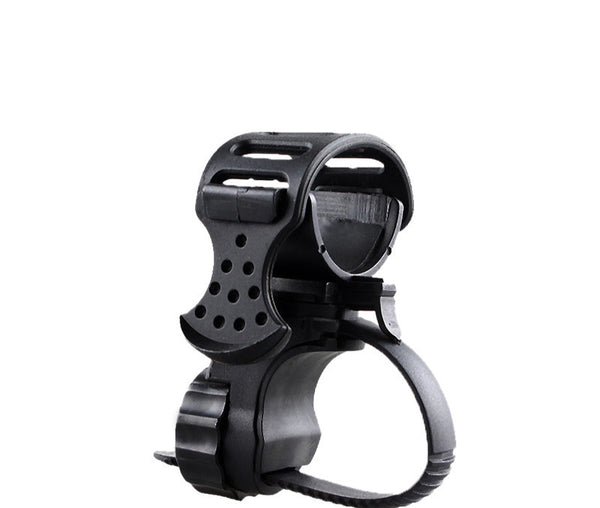 Soporte Ajustable para Luz de Bicicleta con Clip de Goma