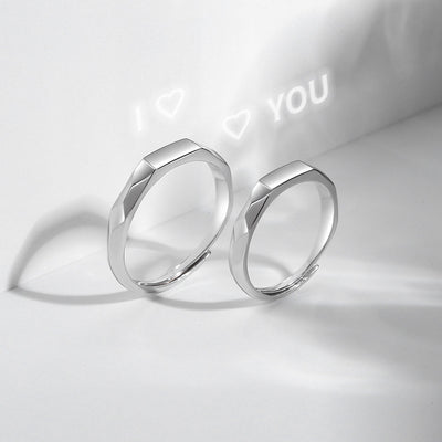 Anillo de Pareja en Plata 925 Resistente al Deslustre - Image 9