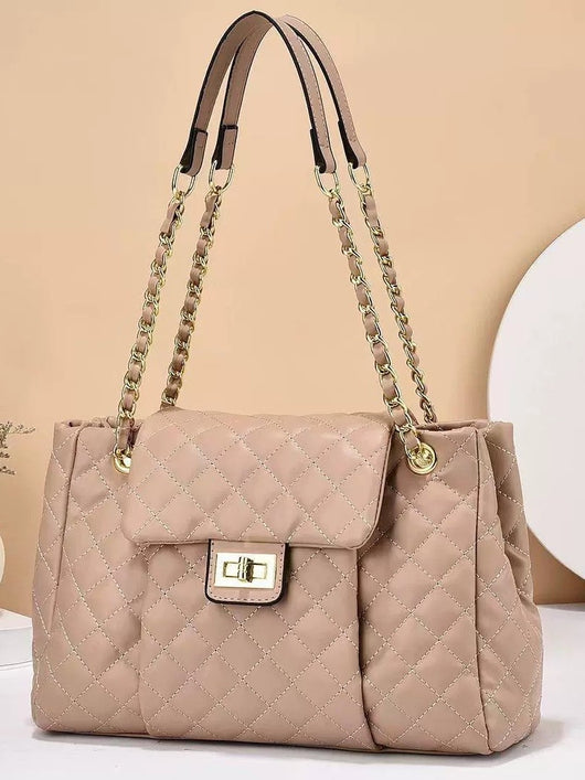 Bolsa Mensajera de Hombro con Bordado Geométrico y Gran Capacidad - Image 9